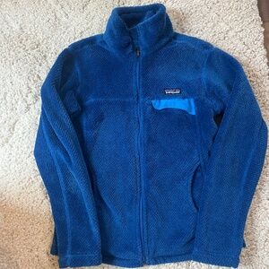 Royal Blue Patagonia Teddy Jacket Medium